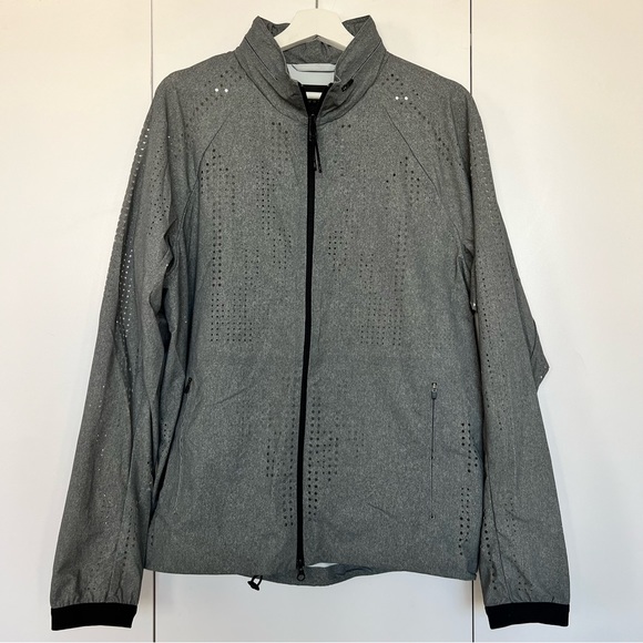 Theory Men’s Laser Cut Track Jacket, Medium - Picture 1 of 7